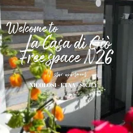 La Casa Di Gio - Free Space N26 Nicolosi Bagian luar foto